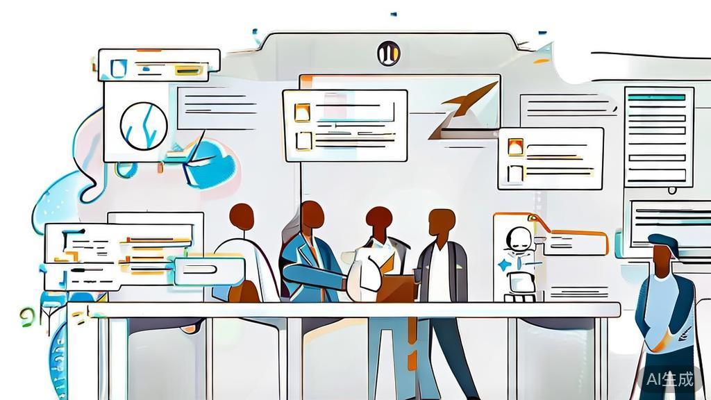 High-quality business illustration regarding troubleshooting software issues, minimal flat design