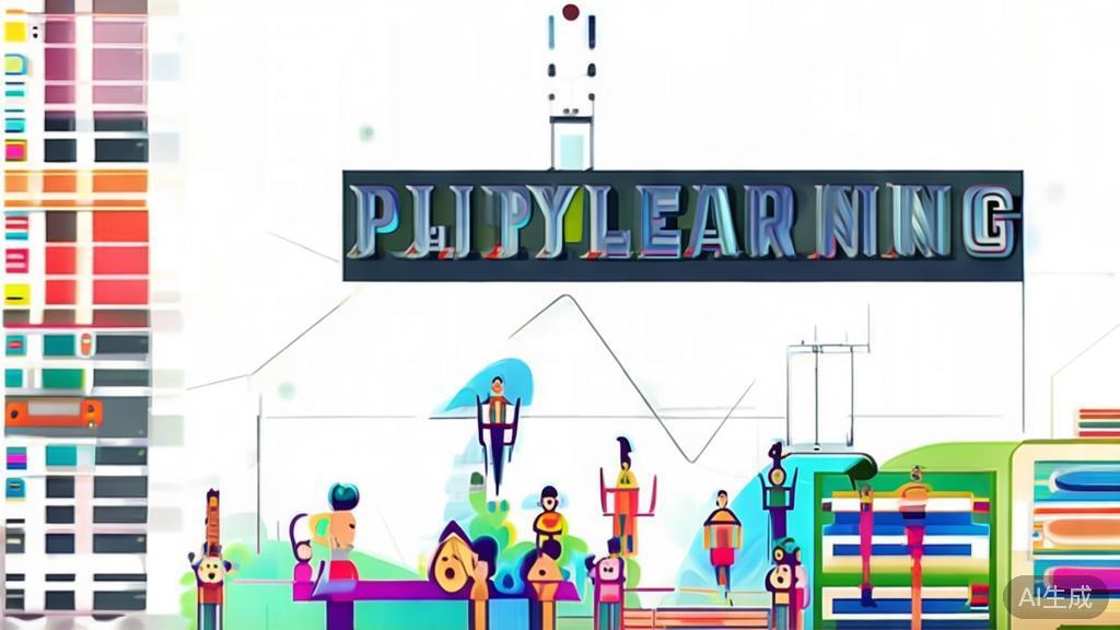 "High-quality business illustration regarding playful learning, minimal flat design"