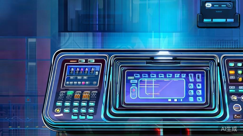 Flat vector illustration of advanced technology in short drama production, dashboard style, soft blue gradient