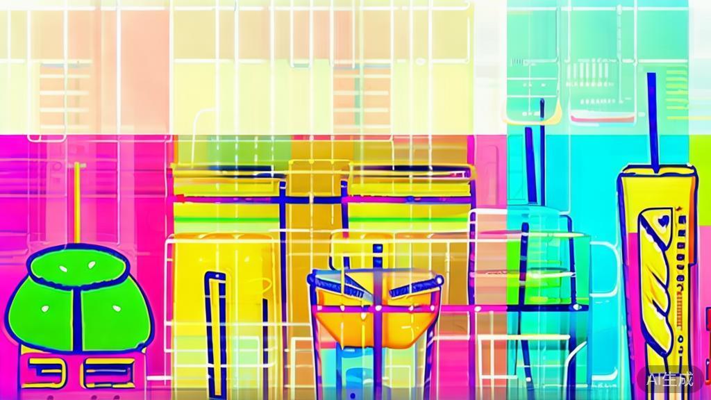 Flat vector illustration of refreshing cold drinks made with nanobanana, minimal flat design