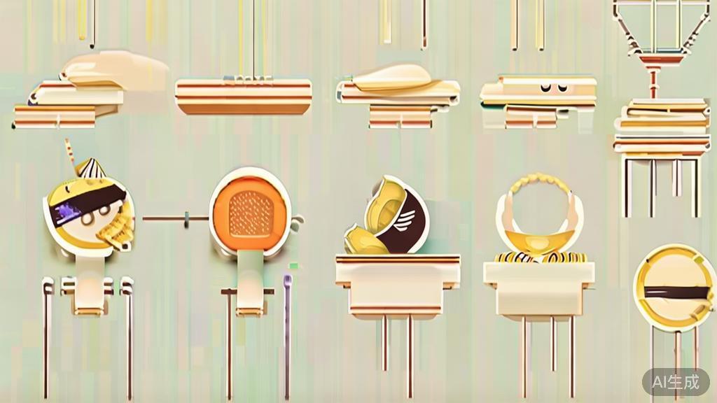 High-quality business illustration regarding various ways to eat banana, minimal flat design