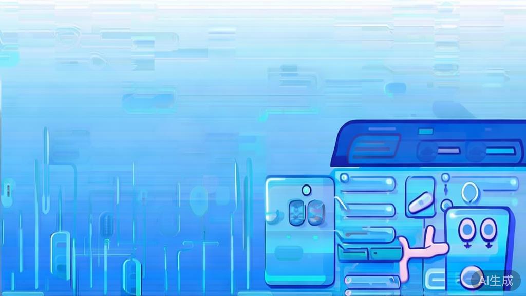 Flat vector illustration of a person using features in the app, dashboard style, soft blue gradient