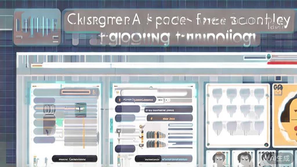 "Flat vector illustration of ethical challenges in AI face swapping technology, dashboard style"