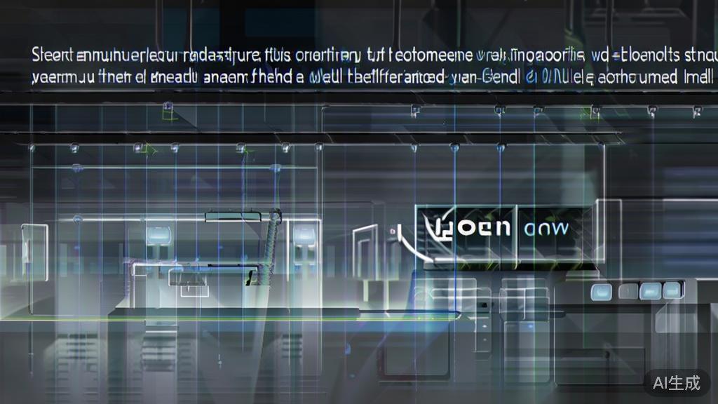 "High-quality business illustration of smart manufacturing with OpenClaw integration, minimalist style"