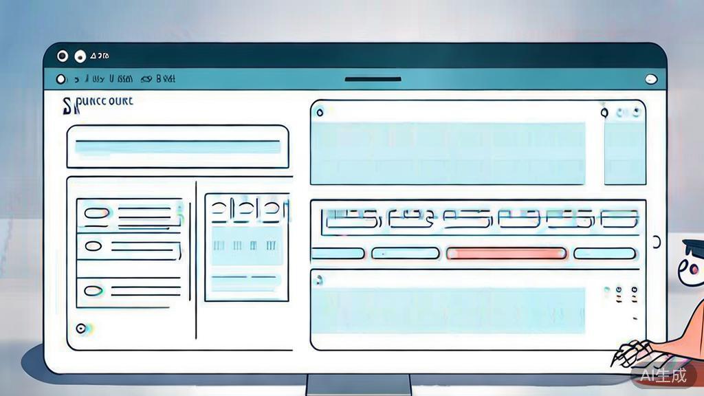 High-quality illustration of a user logging into a software application, minimal flat design