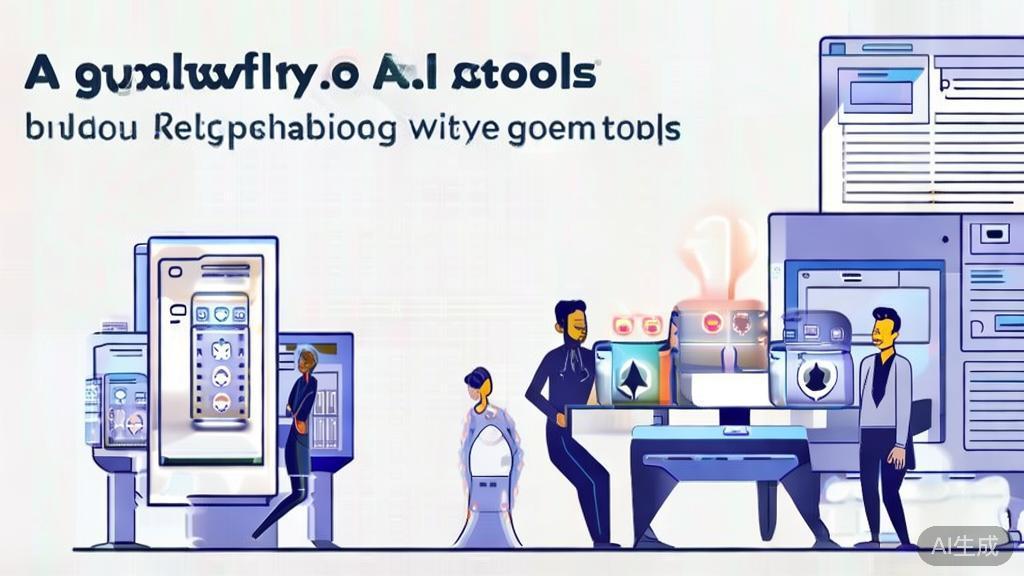 High-quality business illustration regarding best practices for using AI tools in creativity, minimal flat design