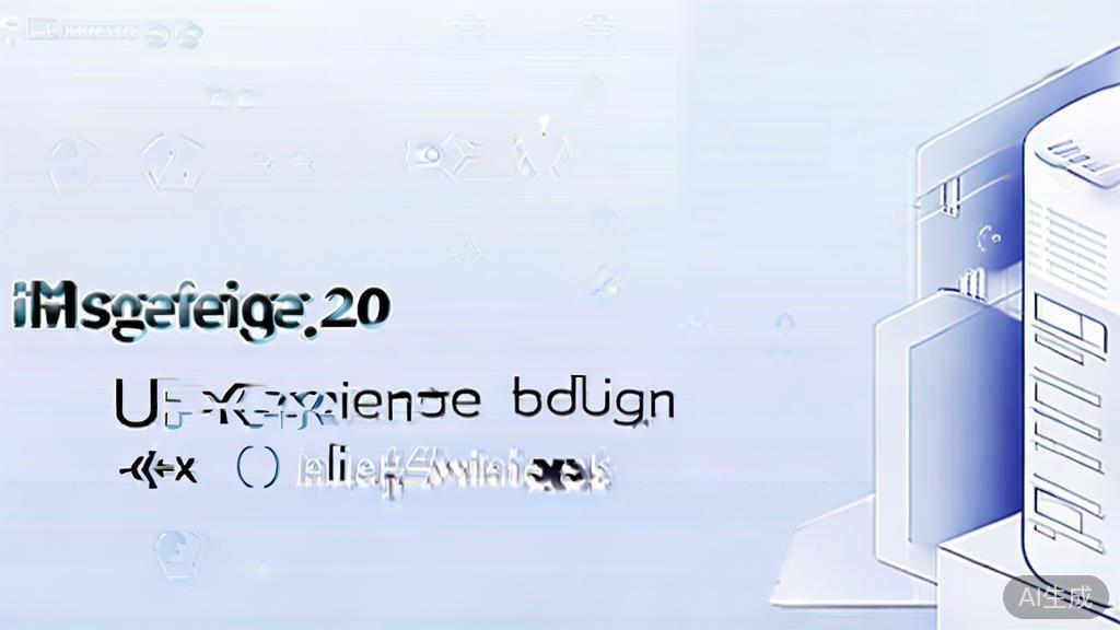 High-quality business illustration regarding user experience feedback on 千问Image 2.0, minimal flat design