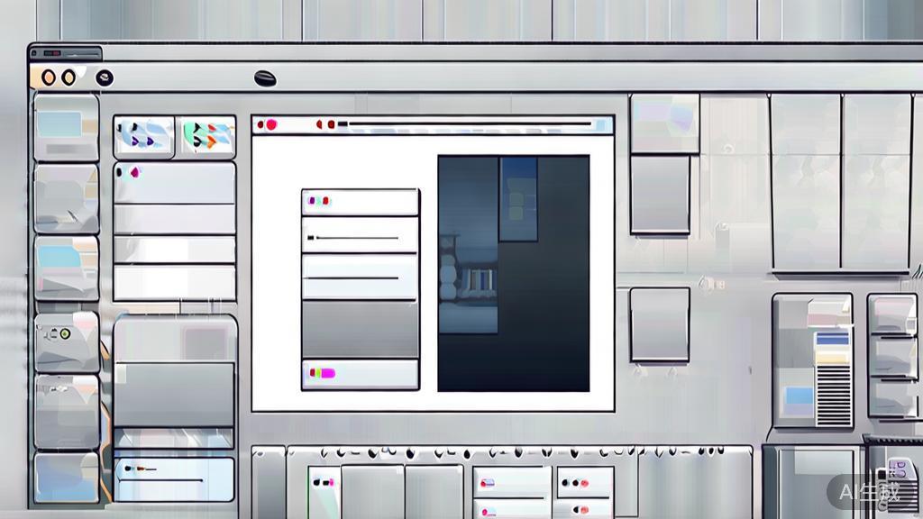 High-quality business illustration regarding image editing techniques, minimal flat design