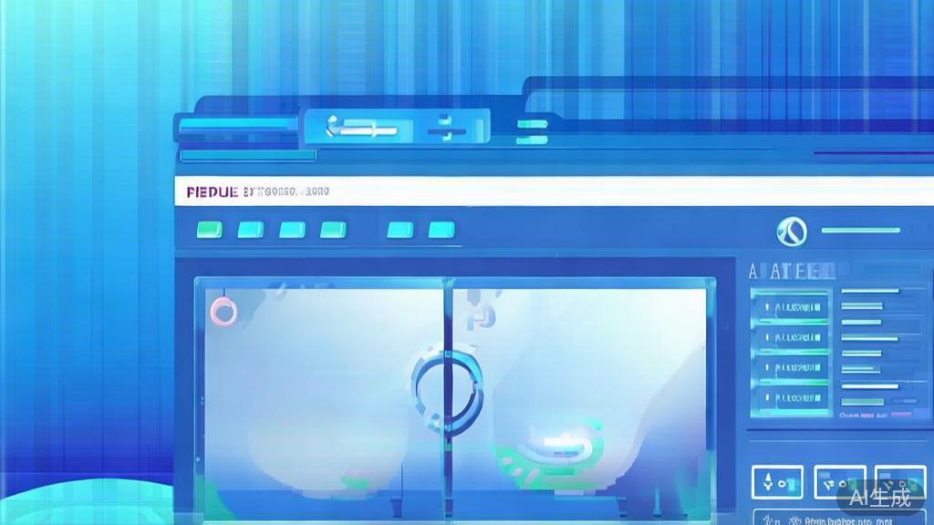 Flat vector illustration of image editing process, showcasing enhancements like brightness and contrast adjustments, dashboard style, soft blue gradient