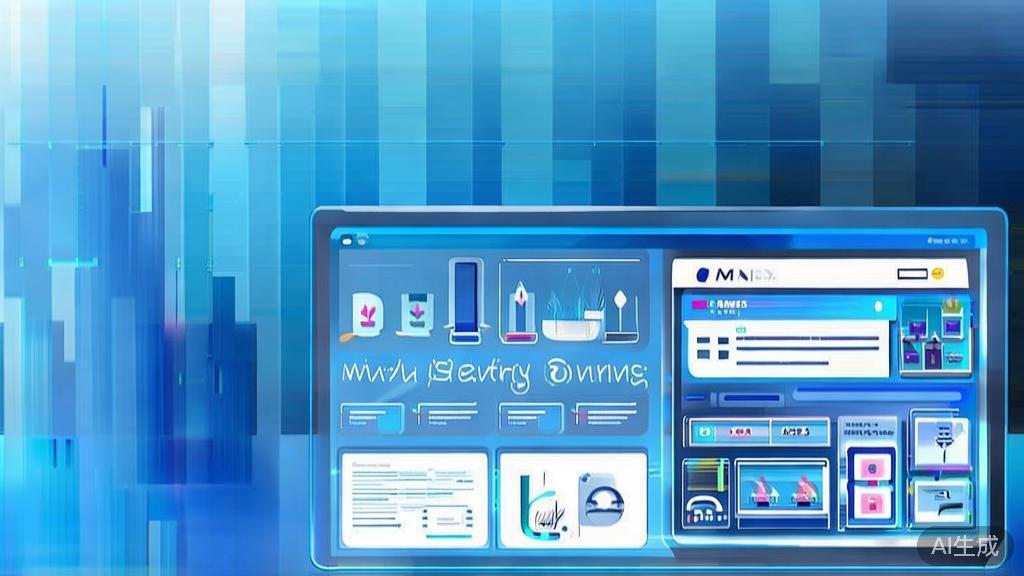 Flat vector illustration of brand storytelling in advertisement, dashboard style, soft blue gradient