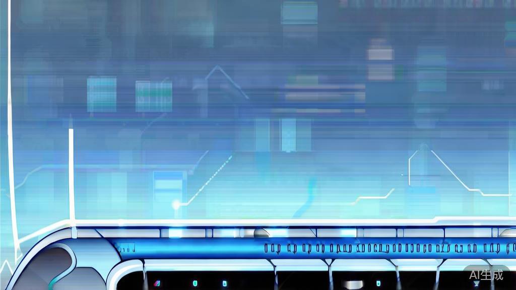 Flat vector illustration of future design trends, dashboard style, soft blue gradient