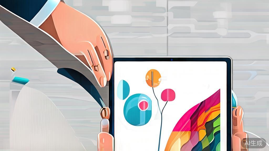 High-quality illustration of sharing artwork from Gptimage2, minimal flat design