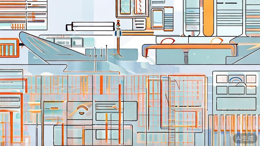 High-quality business illustration regarding Gptimage2's application scenarios, minimal flat design