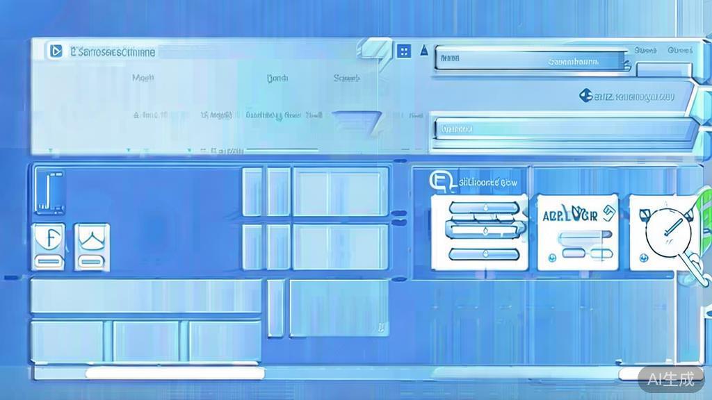 Flat vector illustration of Android installation troubleshooting, dashboard style, soft blue gradient