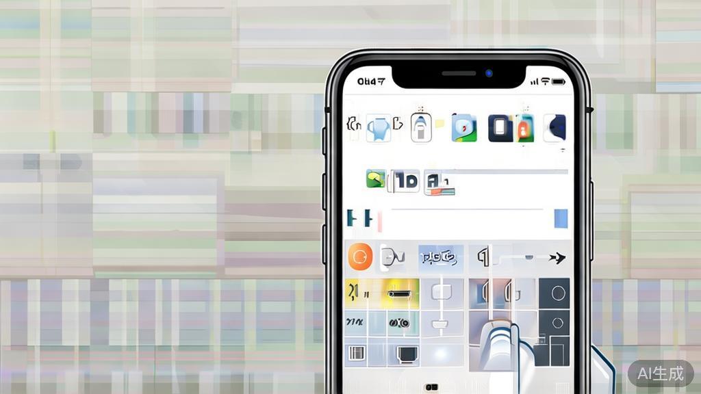 Flat vector illustration of a user exploring app features on a smartphone, minimalist design