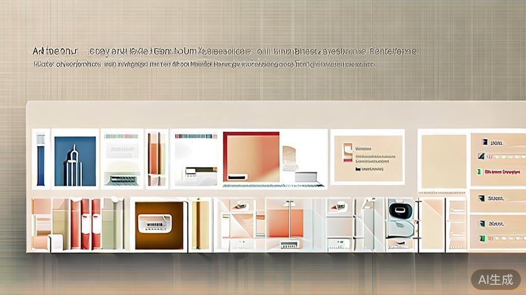 High-quality business illustration of Artbreeder features, minimal flat design