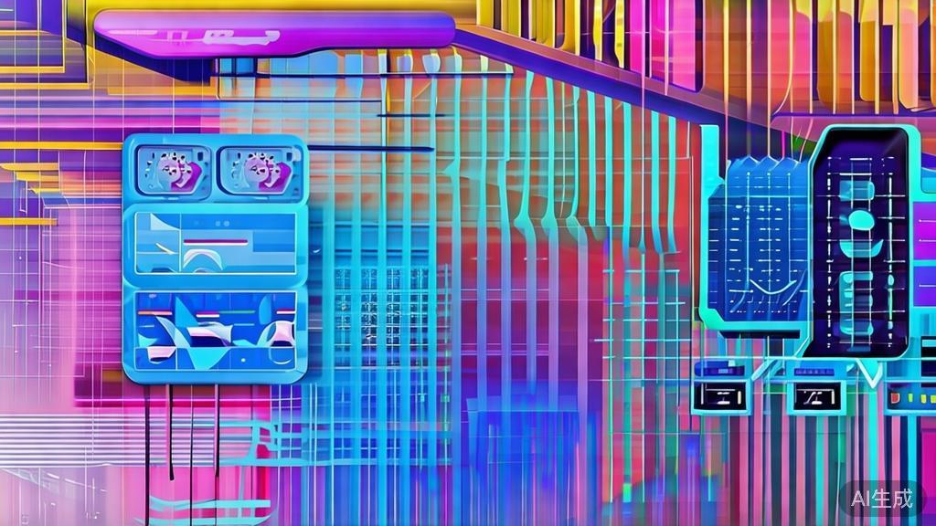 Flat vector illustration of futuristic art collaboration, dashboard style, soft blue gradient
