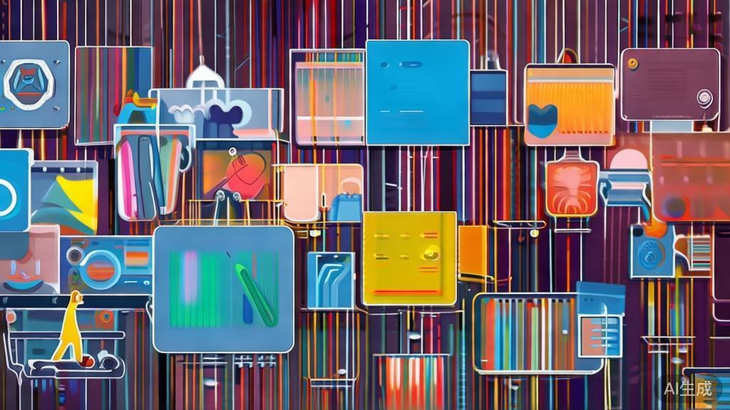 "High-quality illustration depicting creative collaborations using AI drawing tools, minimal flat design"