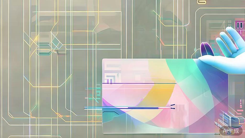 "High-quality illustration depicting the future trends of AI in image generation, minimal flat design"