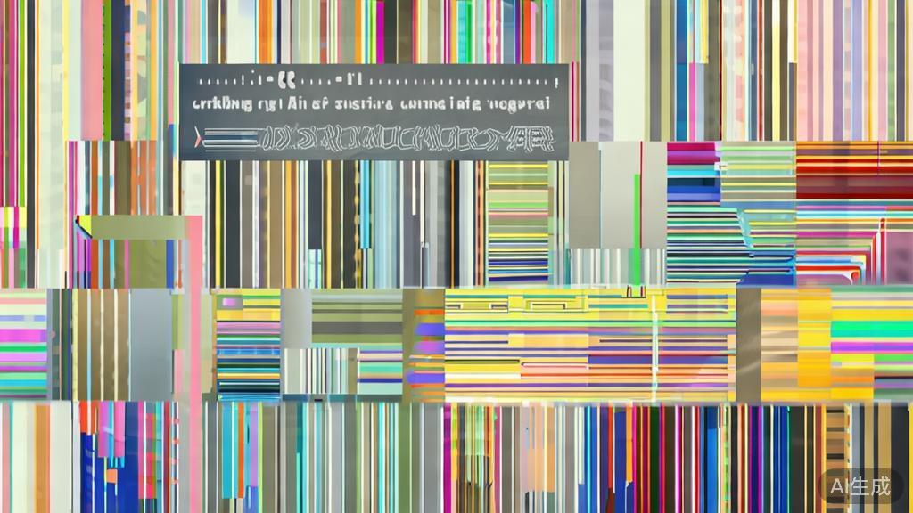 "High-quality business illustration regarding future trends in AI art, minimal flat design"