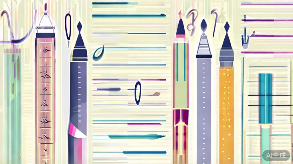 "High-quality business illustration regarding the diversity in writing styles, minimal flat design"