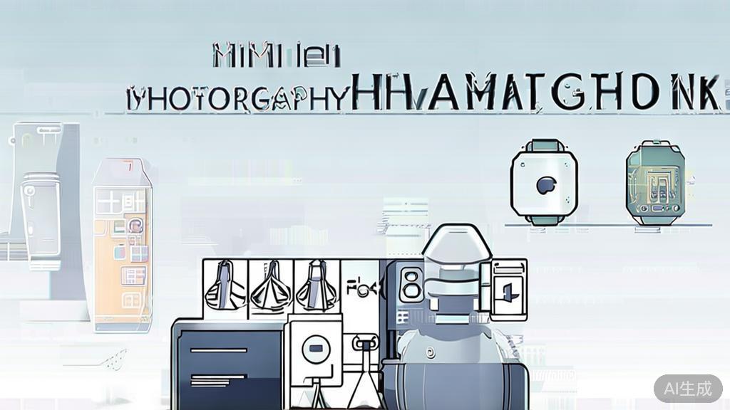 High-quality business illustration regarding photography management, minimal flat design