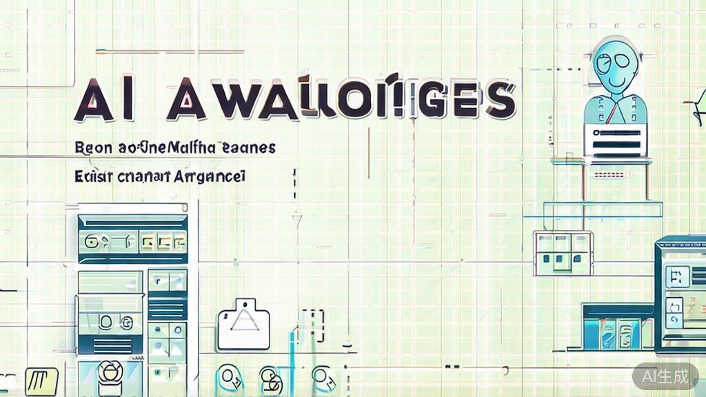 High-quality business illustration comparing AI advantages, minimal flat design