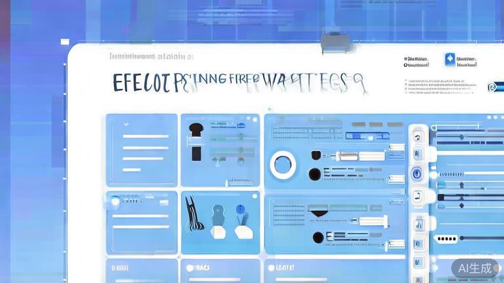 Flat vector illustration of effective writing strategies, dashboard style, soft blue gradient