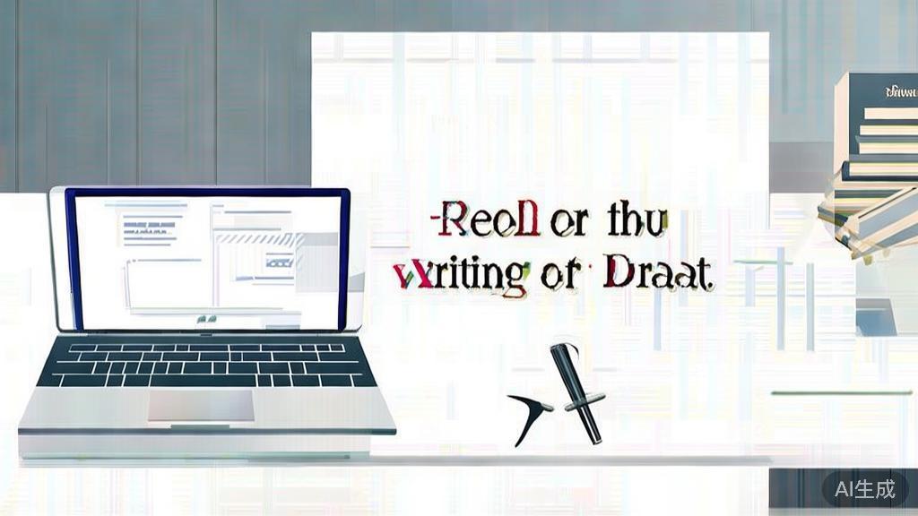 High-quality business illustration regarding refining writing drafts, minimal flat design