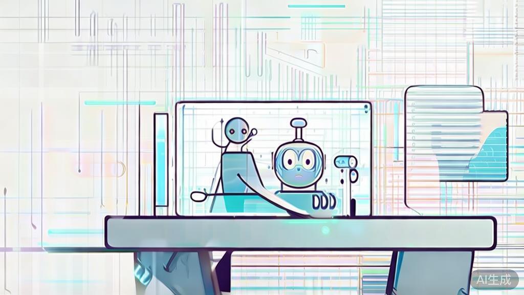 High-quality business illustration regarding user experience in AI interaction, minimal flat design