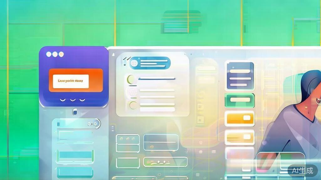 "Flat vector illustration of a user logging into an application, with a welcoming interface design"