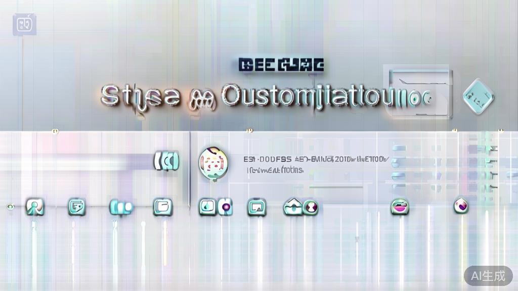 High-quality illustration of settings customization, minimal flat design