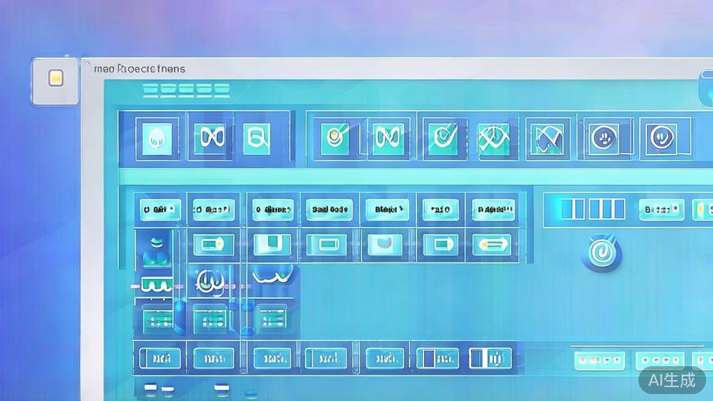 Flat vector illustration of traditional image processing techniques and their limitations, dashboard style, soft blue gradient