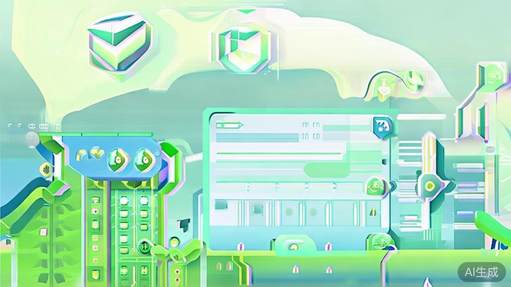 High-quality illustration representing green investment trends in token economy, minimal flat design