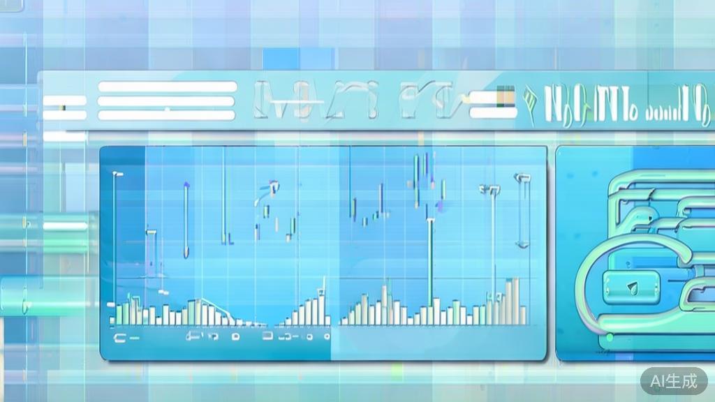 Flat vector illustration of traditional investment options like stocks and bonds, dashboard style, soft blue gradient