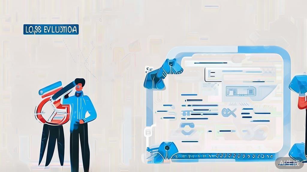 High-quality business illustration regarding token usage evaluation, minimal flat design